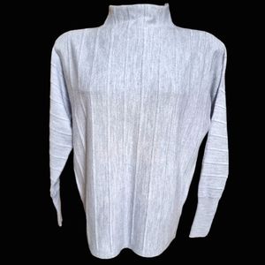 3/$40 Sale! Nanette Lepore Sparkle Knit Stand Neck Sweater